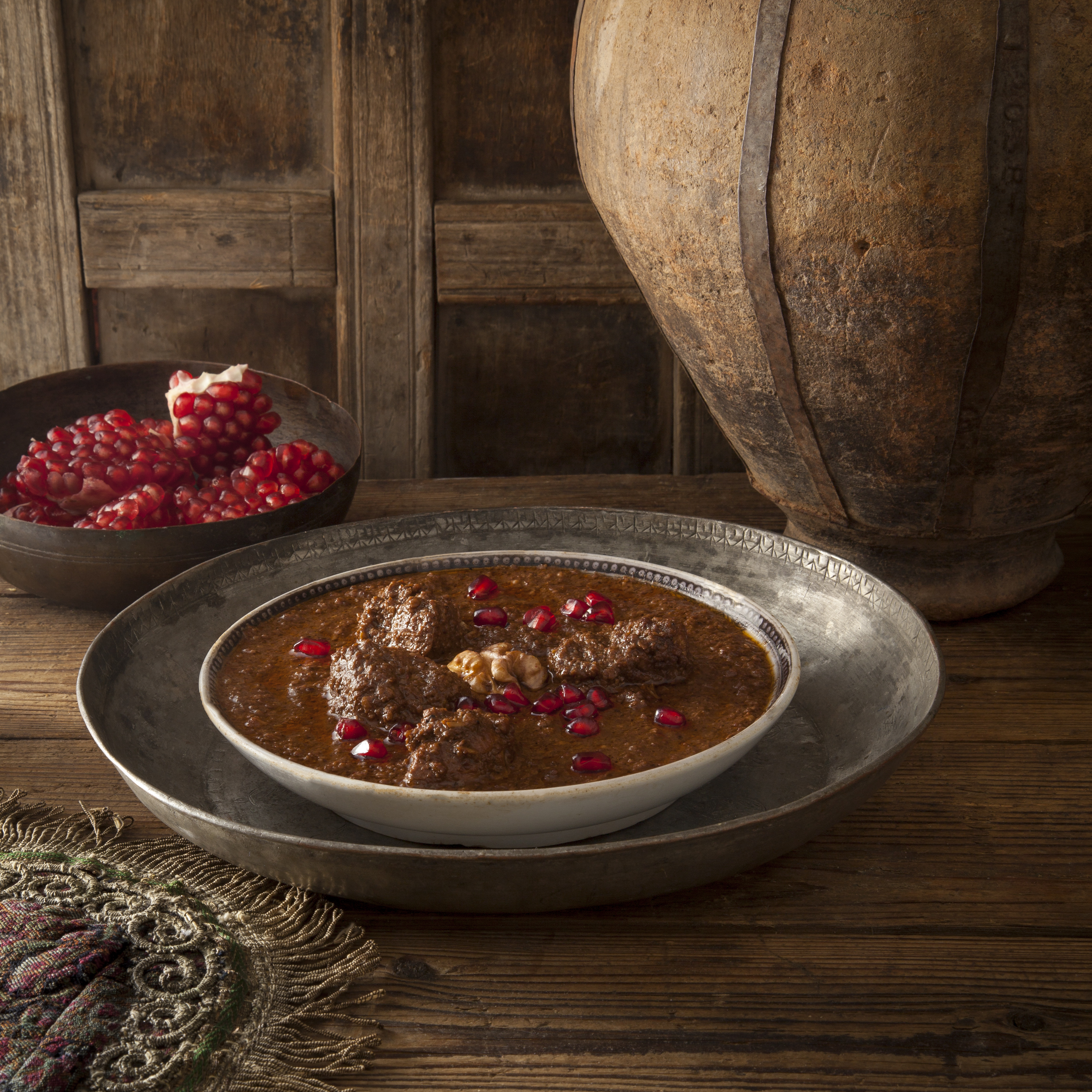 Fesenjan - Pomegranate Walnut Stew